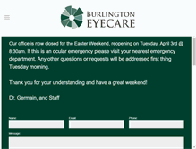 Tablet Screenshot of burlingtoneye.ca